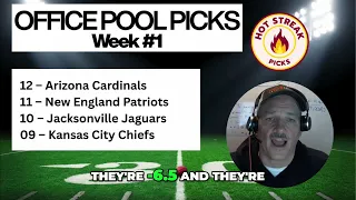 Office Pool Picks Week 1 - NFL Confidence Pool