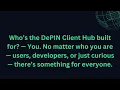 What the DePIN Client Hub Does