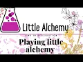 Playing little alchemy on poki