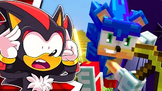 Shadow REACTS To Sonic Speedruns Minecraft (Minecraft Animation)