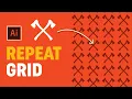 Repeat Grid Tool - Illustrator Tutorials