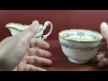 Paragon China Ontario sugar bowl and milk jug