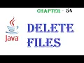 Java delete file - Java tutorial