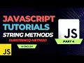 JavaScript String Methods Part 4 JavaScript tutorials