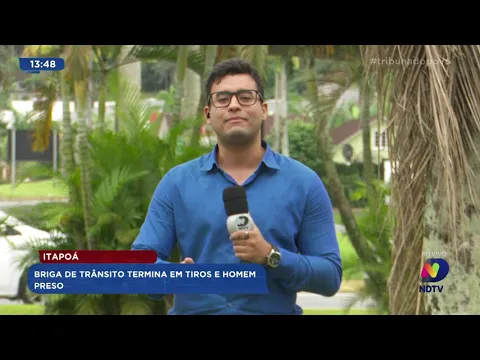 Itapoá: briga de trânsito termina em tiros e homem preso