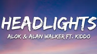 Alok Alan Walker Headlights Lyrics Feat KIDDO 