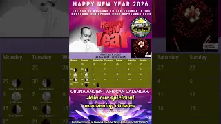 HAPPY 2026 OBUNA NEW YEAR Culture Calendar 