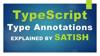 learn TypeScript What is Type Annotations How to use Annotations In TypeScript