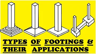 types of footings u0026 their applications