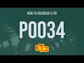 How to Diagnose and Fix P0034 Engine Code - OBD II Trouble Code Explain