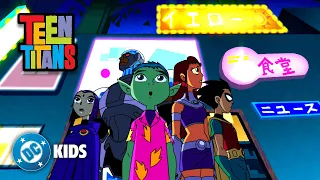 teen titans arrive in tokyo teen titans trouble in tokyo kidscartoons dckids