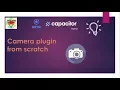 ionic 3 capacitor camera plugin implementation for beginner