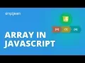 Array In JavaScript JavaScript Array Methods JavaScript Tutorial For Beginners Simplilearn