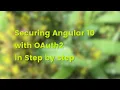 Angular 10 Tutorial Oauth2 Login and Refresh Token