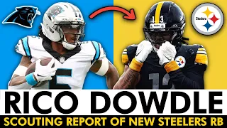 THIS IS WHY The Pittsburgh Steelers Signed RB Rico Dowdle Player Profile Scouting Report