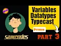 Variables Datatypes Typecast Programs Quiz part 3