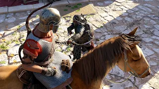 Assassin's Creed Origins Master Bayek Black Hood Armor Action & Exploration Gameplay