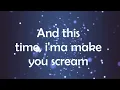 Usher - Scream (Lyrics on Screen)