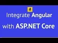 Integrate Angular with ASP NET Core with Example Process 01