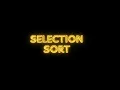What I Learned from Mastering Selection Sort in Just 8 Minutes