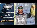 Into the LEAD Chris Johnston on top at Champlain after Day 3