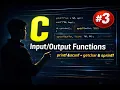 C Programming Input Output Functions Formatted vs Unformatted Explained Clearly