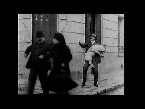 J'ai gagné un cochon (1908) I Have Won a Pig (Pathé)