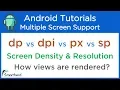 Android Multi Screen support dp vs dpi vs px vs sp How dp is rendered in runtime 2