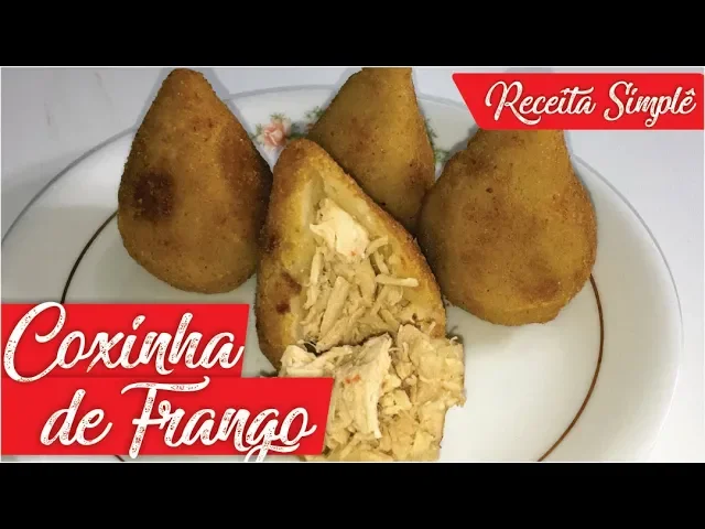 COXINHA DE FRANGO RECEITA QUE NÃO GRUDA NA BOCA