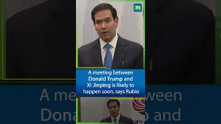 A Meeting Between Donald Trump And Xi Jinping Is Likely To Happen Soon Says Rubio 