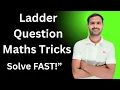 Friction Isn t Real - Ladders Solved tricks maths