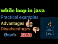 java in Telugu - while loop in java How to use while loop in java comparison with for loop