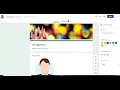 How to change background image colour and font of google form