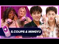 S.COUPS \u0026 MINGYU Answer Your Calls: Thirst Tweets, Ideal Types | Phone A Fangirl