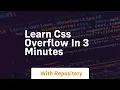 learn css overflow in 3 minutes