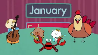 الأشهر الميلادية بالانجليزية 