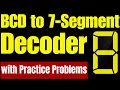 BCD to 7-Segment Decoder Full Concept Circuit Design Exam Questions Explained