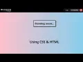 Create nice Background using CSS and HTML Linear Gradient BG