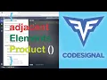 Adjacent Elements Product CodeSignal PHP