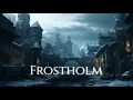 Lagu Cold Winter Fantasy Town Ambience and Music | Frostholm - cold northern town #ambientmusic