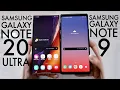 Samsung Galaxy Note 20 Ultra Vs Samsung Galaxy Note 9 Comparison Review