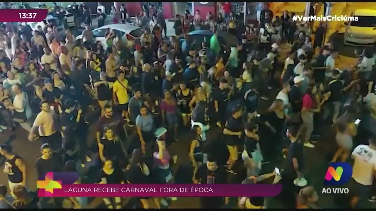 Folia no Sul: Laguna recebe carnaval fora de época