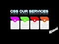 Our Services Box Hover Effects Using Html CSS - AK Tutorial