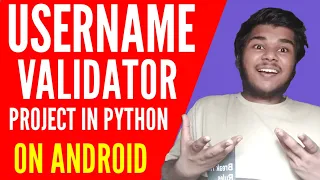 Check UserName Availability Program in Python Python Practice Program Python on Android