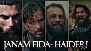 ertugrul x dogan x bamsi x turgut janam fida e haideri extended version drillis ertugrul edit