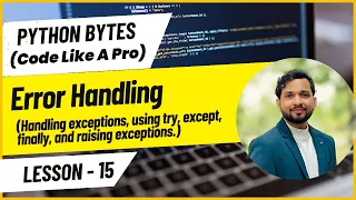 Day 15 Error Handling in Python try except finally Explained