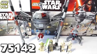 Обзор LEGO Star Wars 75142 - Homing Spider Droid (Самонаводящийся дроид-паук)