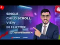 SingleChildScrollView in Flutter Fix RenderFlex Overflow Error Flutter Widgets Masterclass