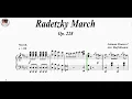 Radetzky March, Op. 228 - Johann Strauss I, Piano