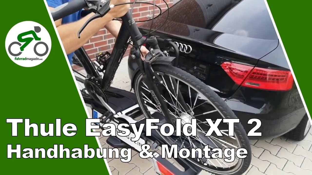 Thule EasyFold XT 2 Test - Faltbarer Fahrradträger für die AHK